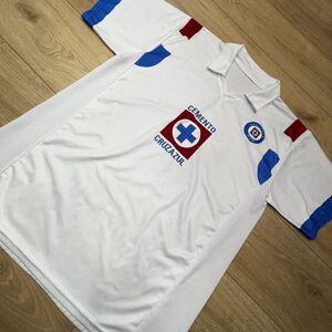 Cruz Azul Soccer Jersey Futbol Club White Short Sleeve Fan Apparel *no size tags